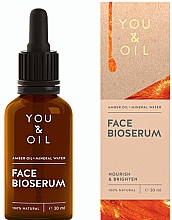 Kup PRZECENA! Odżywcze serum rozjaśniające do twarzy - You & Oil Amber. Face Bioserum *