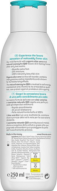 Balsam do ciała - Lavera Basis Sensitiv Firming Aloe Vera & Natural Coenzyme Q10 Body Lotion — Zdjęcie N2