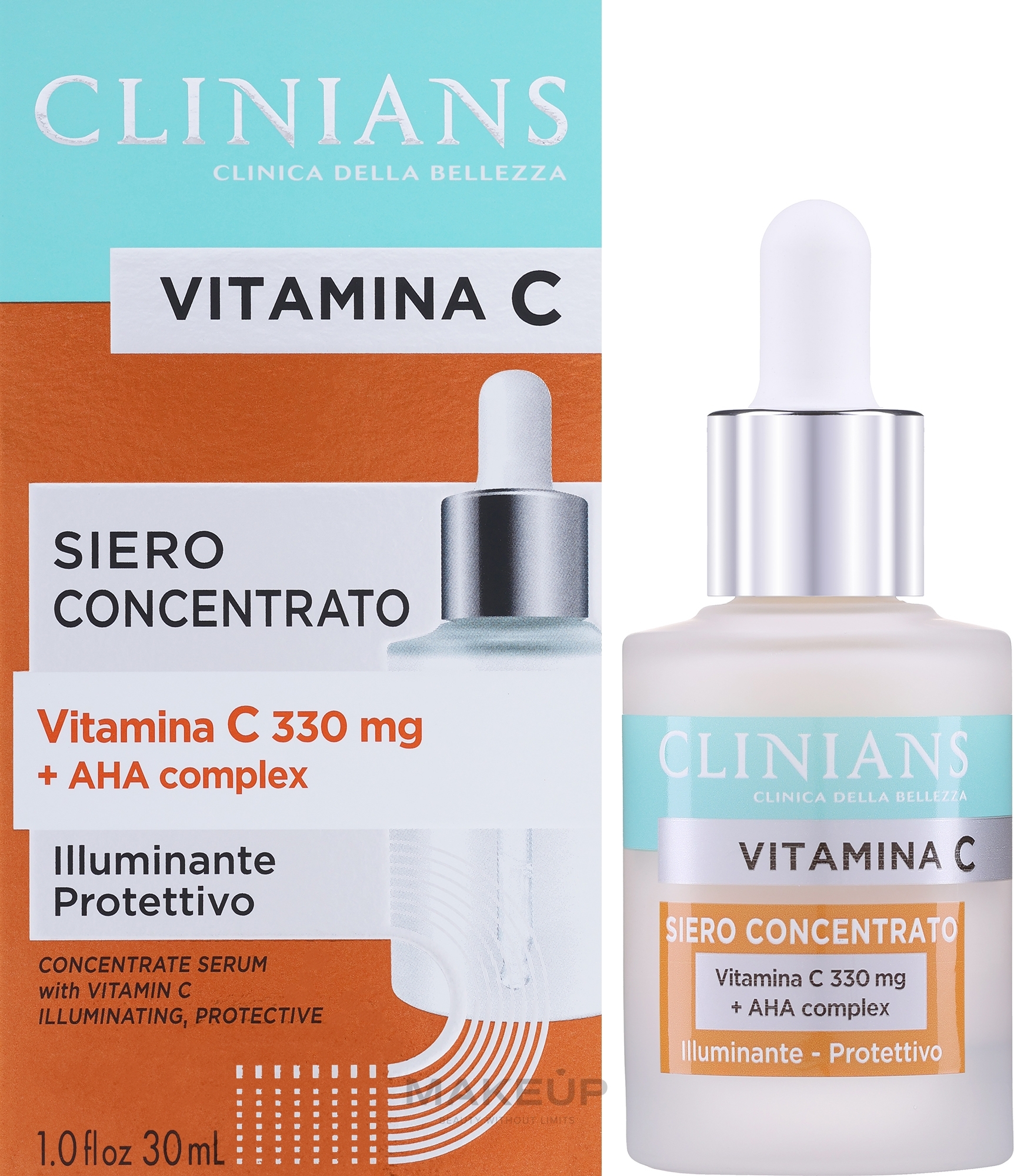 Rozjaśniające serum do twarzy z witaminą C - Clinians Vitamin C Concentrated Serum — Zdjęcie 30 ml