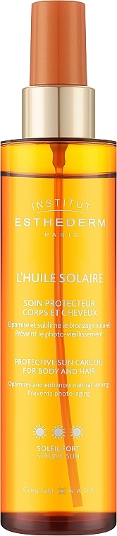 Olejek do opalania w sprayu do ciała i włosów - Institut Esthederm Sun Care*** Oil Body And Hair Care — Zdjęcie N1