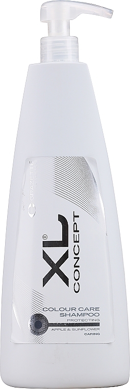 PRZECENA! Ochronny szampon do włosów farbowanych Jabłko i słonecznik - Grazette XL Concept Colour Care Shampoo * — Zdjęcie N3