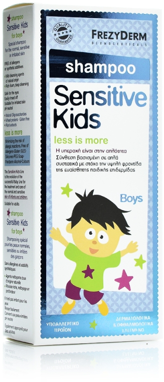 Delikatny szampon dla dzieci - Frezyderm Sensitive Kids Shampoo for Boys — Zdjęcie N2