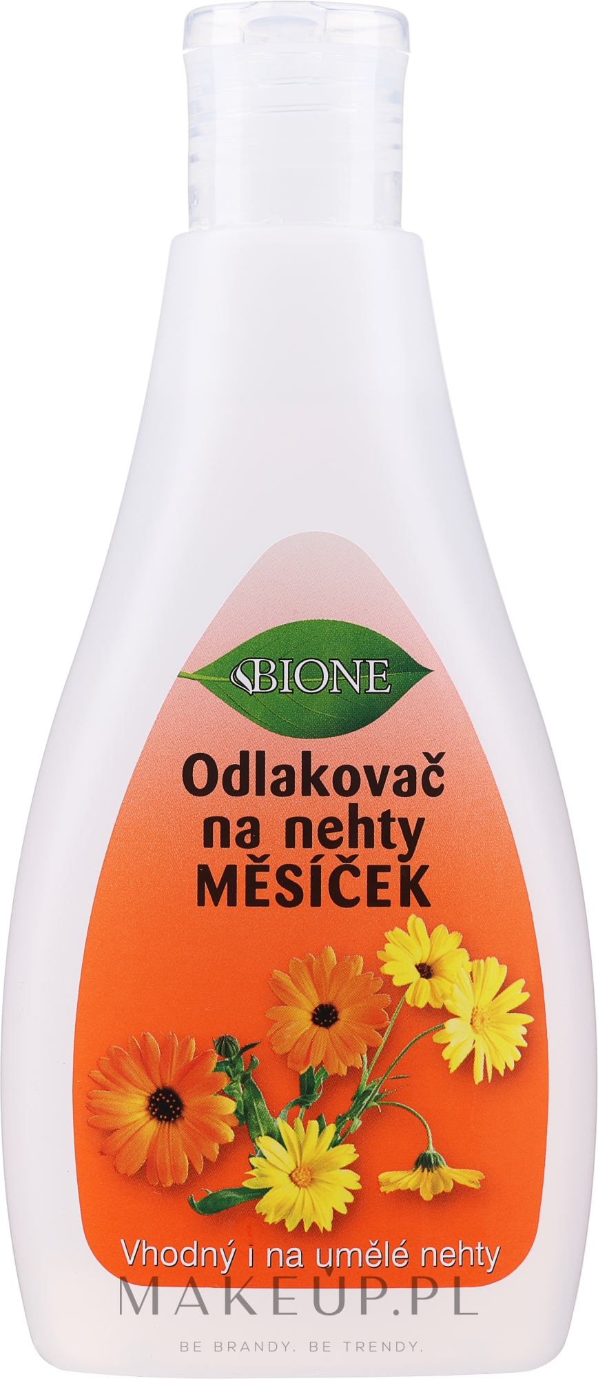 Zmywacz do paznokci - Bione Cosmetics Marigold Nail Polish Remover — Zdjęcie 200 ml