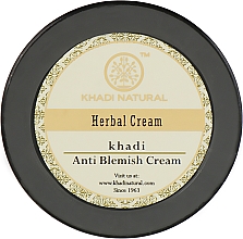Kup Naturalny krem odmładzający na plamy starcze, zmarszczki i cienie pod oczami - Khadi Natural Anti Blemish Cream