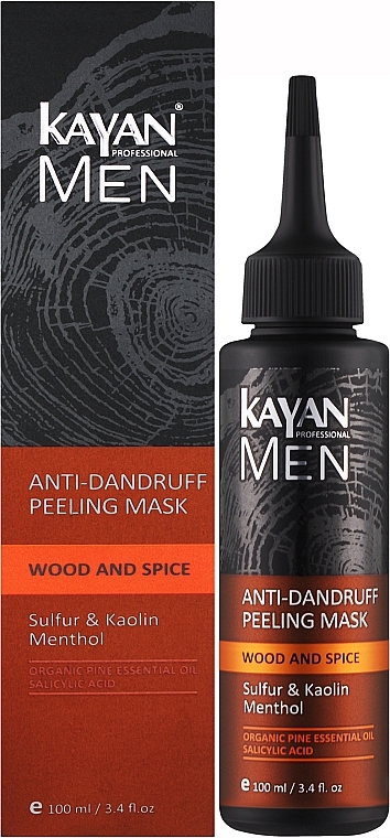 Peeling-maska przeciwłupieżowy - Kayan Professional Men Anti-Dandruff Peeling Mask — Zdjęcie N2