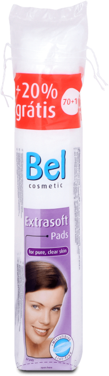 Płatki kosmetyczne, okrągłe - Bel Cosmetic Extrasoft Pads — Zdjęcie N1