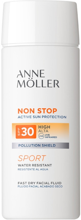 Fluid przeciwsłoneczny do twarzy SPF 30 - Anne Möller Non Stop Facial Fluid