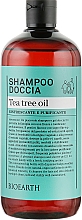 Szampon i żel pod prysznic 2 w 1, Drzewo herbaciane - Bioearth Tea Tree Shampoo & Body Wash — Zdjęcie N1