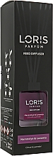 Dyfuzor zapachowy Cytrusy i lawenda - Loris Parfum Reed Diffuser Citrus & Lavender — Zdjęcie N1