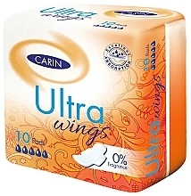 Kup Podpaski higieniczne, 10 szt. - Carin Ultra Wings 0% Perfume