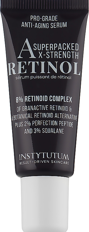 Skoncentrowane serum przeciwstarzeniowe z retinolem - Instytutum A-Superpacked X-strength Retinol Serum — Zdjęcie N1