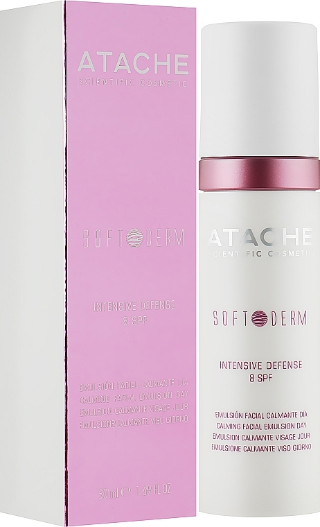 Kojąca emulsja do twarzy na dzień - Atache Soft Derm Intensive Defense SPF 8 — Zdjęcie N2