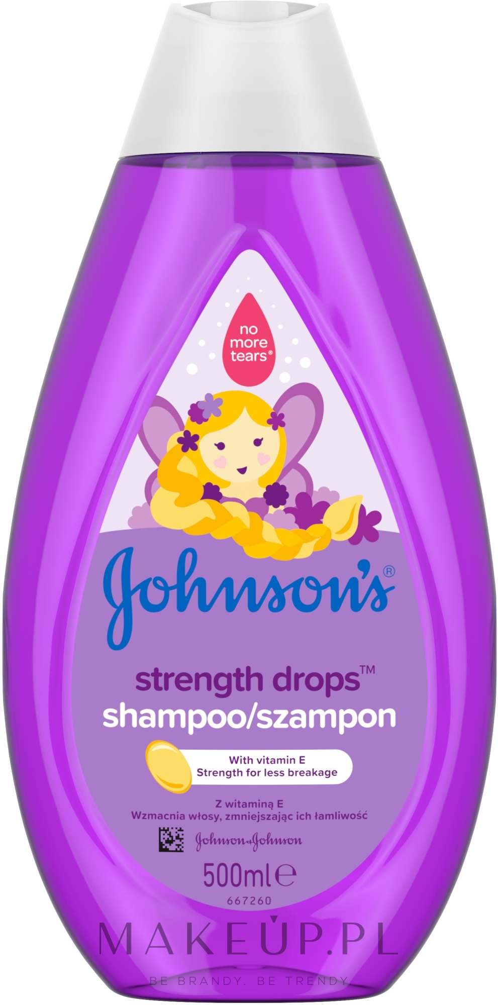 Wzmacniający szampon do włosów dla dzieci - Johnson’s® Baby Strength Drops — Zdjęcie 500 ml