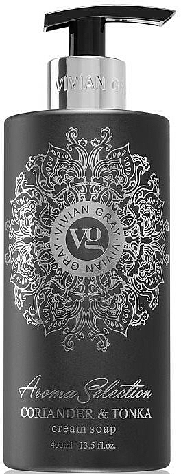 Kremowe mydło w płynie Kolendra i bób tonka - Vivian Gray Aroma Selection Coriander & Tonka Cream Soap — Zdjęcie N1