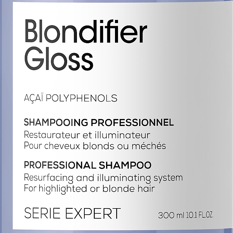 Regenerujący szampon chroniący blask włosów - L'Oreal Professionnel Serie Expert Blondifier Gloss Shampoo — Zdjęcie N3