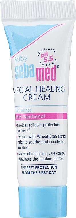 PREZENT! Krem ochronny dla niemowląt do skóry pod pieluszką - Sebamed Special Healing Cream (mini) — Zdjęcie N1
