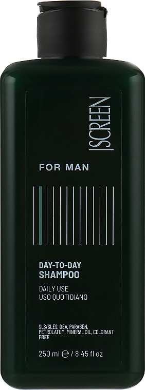 Szampon do włosów dla mężczyzn do codziennego stosowania - Screen For Man Day-To-Day Shampoo  — Zdjęcie N1