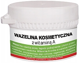 Wazelina kosmetyczna z witaminą A - Pasmedic — Zdjęcie N1