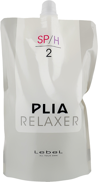 Krem do prostowania włosów Sensor Fix, krok 2 - Lebel Plia Relaxer SP/H2 — Zdjęcie N1