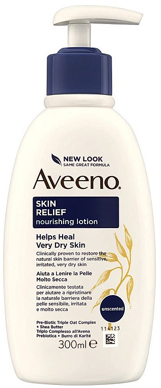 Odżywczy balsam do bardzo suchej skóry - Aveeno Skin Relief Nourishing Lotion Helps Heal Very Dry Skin — Zdjęcie N1