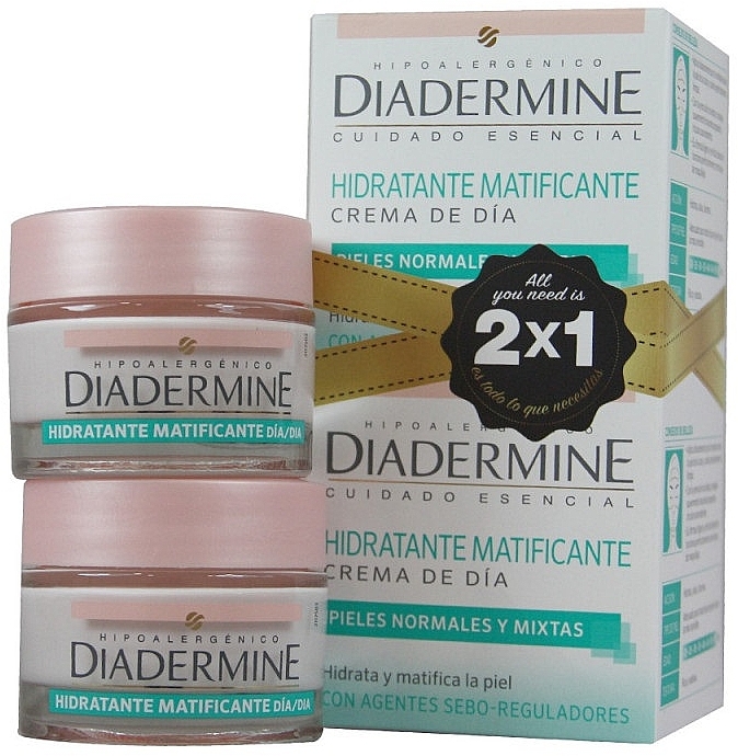 Nawilżająco-matujący krem na dzień - Diadermine Hydrating & Mattifying Day Cream — Zdjęcie N2