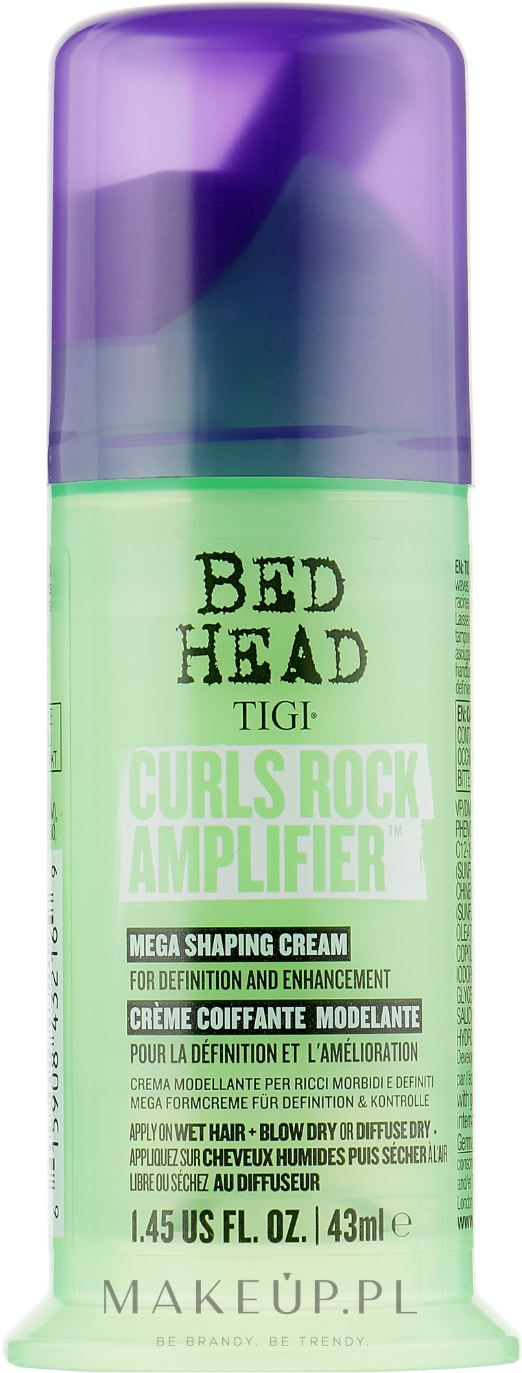 Krem do włosów kręconych - Tigi Bed Head Curls Rock Amplifier Curly Hair Cream — Zdjęcie 43 ml