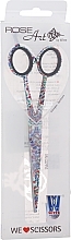 PRZECENA! Nożyczki fryzjerskie proste 82060-1, 15.24 cm - Witte Rose Line Art Mosaic * — Zdjęcie N2