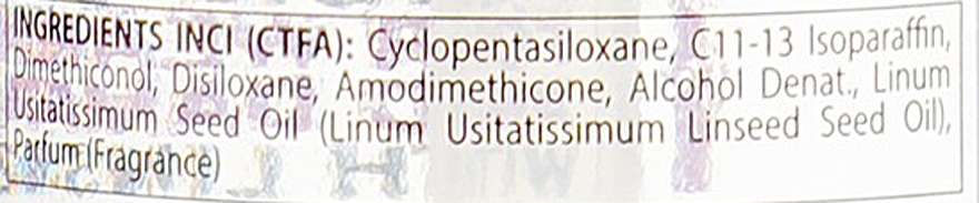 Ciekłe kryształy z ekstraktem z siemienia lnianego dla gęstszych i grubszych włosów - Black Professional Line Liquid Crystal — Zdjęcie N3