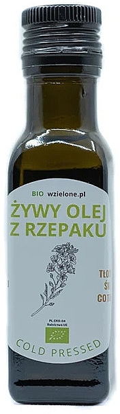 Żywy olej z rzepaku - LOV Organic Living Rapeseed Oil Cold Pressed — Zdjęcie N1