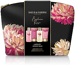 Kup Zestaw - Baylis & Harding Boudoire Rose (sh/cr/100ml + b/lot/50ml + shmp/100ml + h/cond/50ml + pouch)