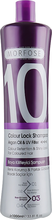Szampon do włosów - Morfose 10 Colour Lock Shampoo — Zdjęcie N1