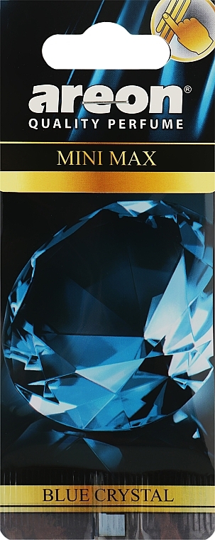 Odświeżacz powietrza Blue Crystal - Areon Mini Max Blue Crystal  — Zdjęcie N1