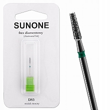 Kup Frez diamentowy DS3 Stożek ścięty, twardy, zielony - Sunone Diamond Nail Drill