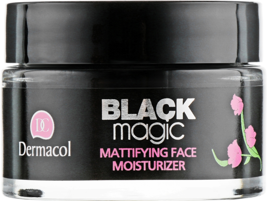 Matujący żel nawilżający do cery tłustej i mieszanej - Dermacol Black Magic Mattifying Face Moisturizer — Zdjęcie N2