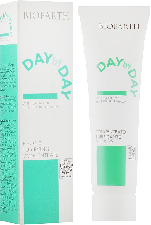 Koncentrat do mycia twarzy - Bioearth DaybyDay Concentrato Purificante