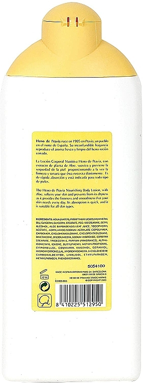 Odżywczy balsam do ciała - Heno De Pravia Original — Zdjęcie N2