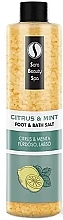 Kup Sól do kąpieli i stóp Cytrusy i mięta - Sara Beauty Spa Foot & Bath Salt Citrus & Mint