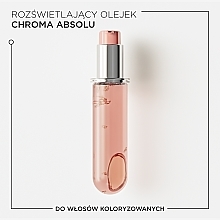 Olejek nabłyszczający do włosów - Kerastase Chroma Absolu Radiance Sublimating Oil Refillable (jednostka zamienna) — Zdjęcie N5