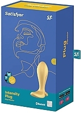 Inteligentna wtyczka analna z wibracją, złota - Satisfyer Intensity Plug Gold — Zdjęcie N3