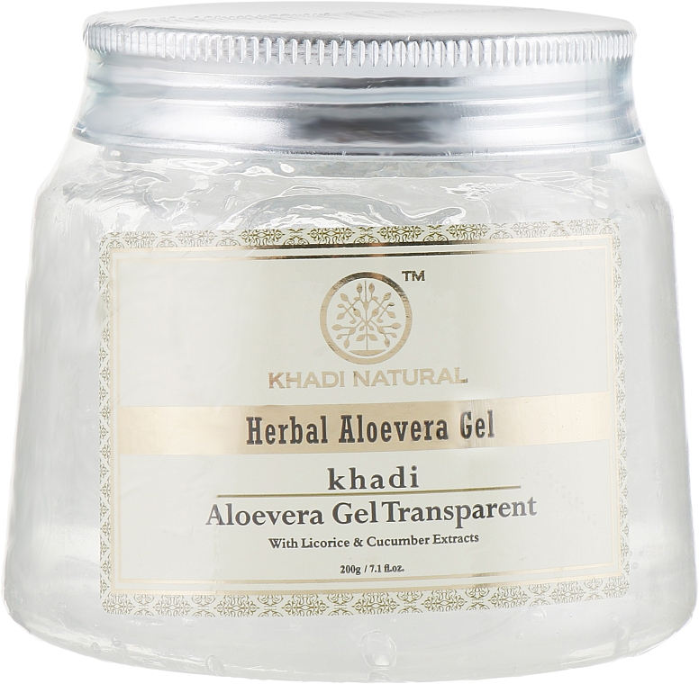 Uniwersalny żel aloesowy do ciała - Khadi Natural Herbal Aloevera Gel Transparent