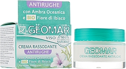 Kup Ujędrniający krem ​​przeciwzmarszczkowy do twarzy z organicznym kwiatem hibiskusa i algami oceanicznymi - Geomar Anti-Wrinkle Firming Cream