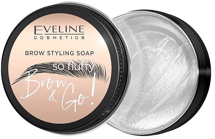 Mydło do stylizacji brwi - Eveline Cosmetics Brow & Go Brow Styling Soap — Zdjęcie N2