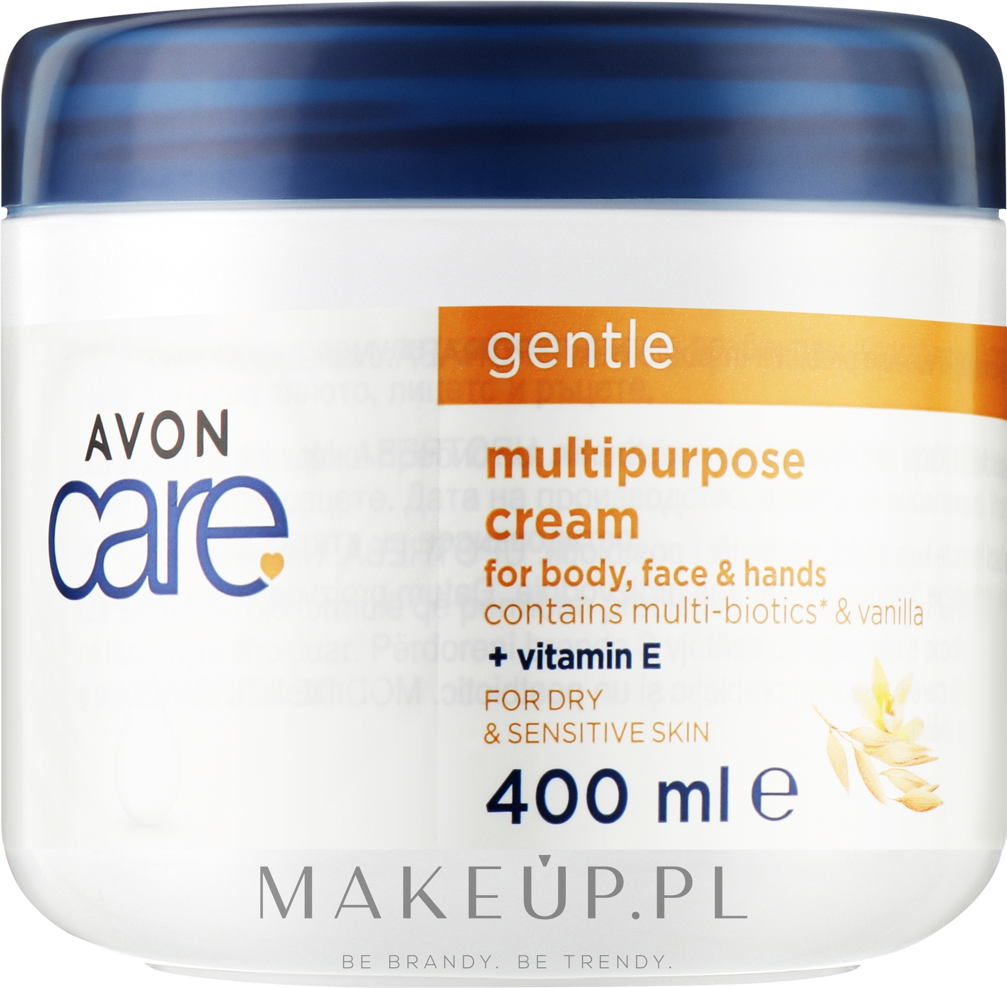 Wielofunkcyjny krem do twarzy, rąk i ciała Soft Care - Avon Care Gentle Multipurpose Cream — Zdjęcie 400 ml