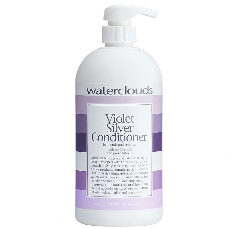 Odżywka do włosów niwelująca żółte tony - Waterclouds Violet Silver Conditioner	 — Zdjęcie N2