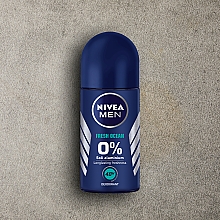 Dezodorant w kulce dla mężczyzn - NIVEA MEN Fresh Ocean 48H Quick Dry Deodorant Roll-On — Zdjęcie N2
