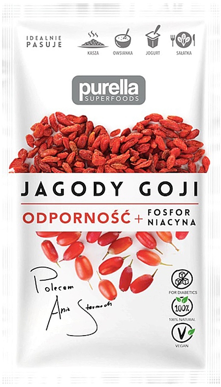 Suplement diety Jagody Goji - Purella Superfood — Zdjęcie N1