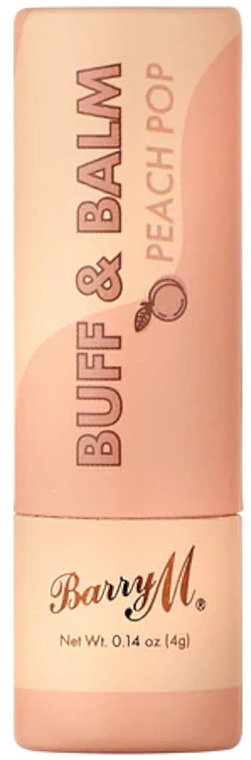 Peeling do ust Brzoskwinia - Barry M Buff & Balm Peach Pop — Zdjęcie N1