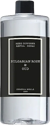 Wypełniacz do dyfuzora zapachowego - Cereria Molla Bulgarian Rose & Oud — Zdjęcie N1