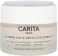 Kup Przeciwstarzeniowo-ujędrniający krem do szyi i dekoltu - Carita La Creme Cou Et Decollete Stimulift
