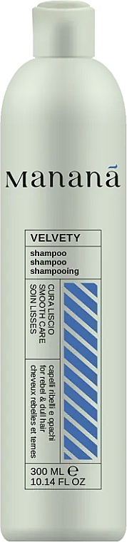 Szampon do włosów niesfornych z olejem kokosowym - Mananã Velvety Shampoo — Zdjęcie N1